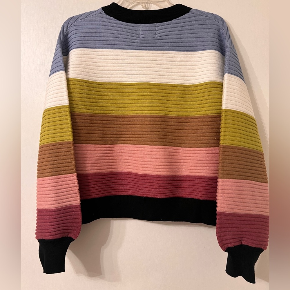 INDUSTRY REPUBLIC CLOTHING OTTOMAN COLORBLOCK CARDIGAN IN PINK MULTI ✨ - Picture 3 of 4